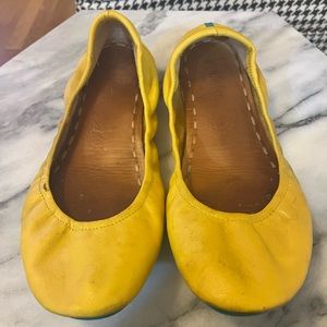 Mustard Tieks * Size 9 * Well Loved/Used Condition * See Pics